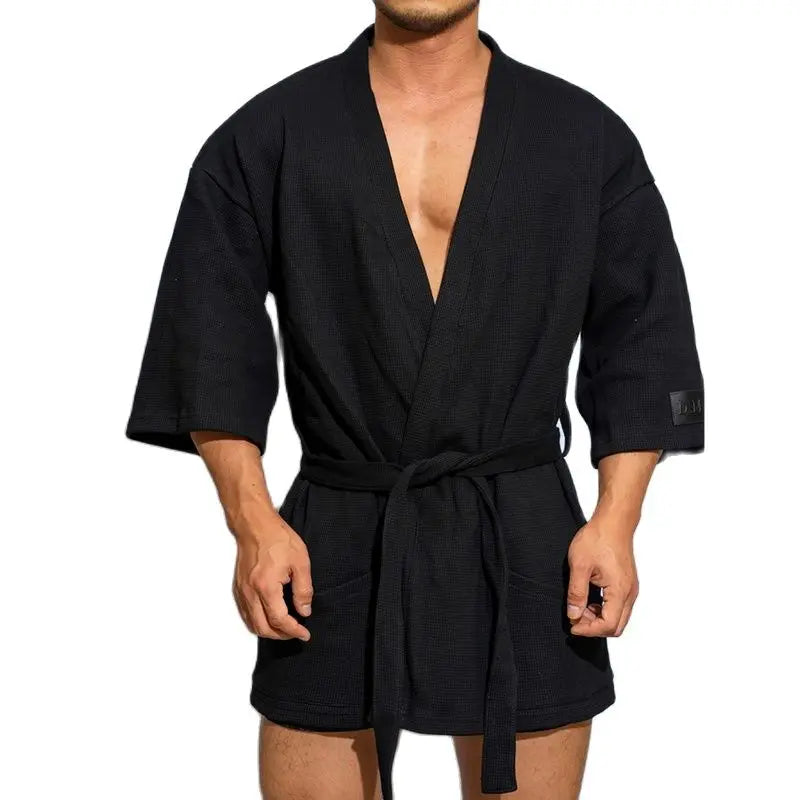 Peignoir Coton court homme