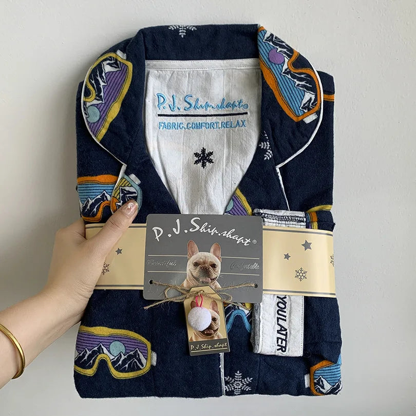 Pyjama Femme Coton Lunette de ski