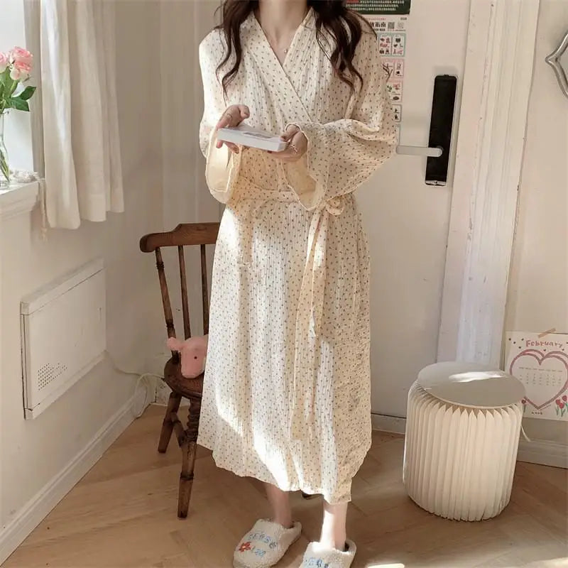 Peignoir printemps/automne Coton Femme