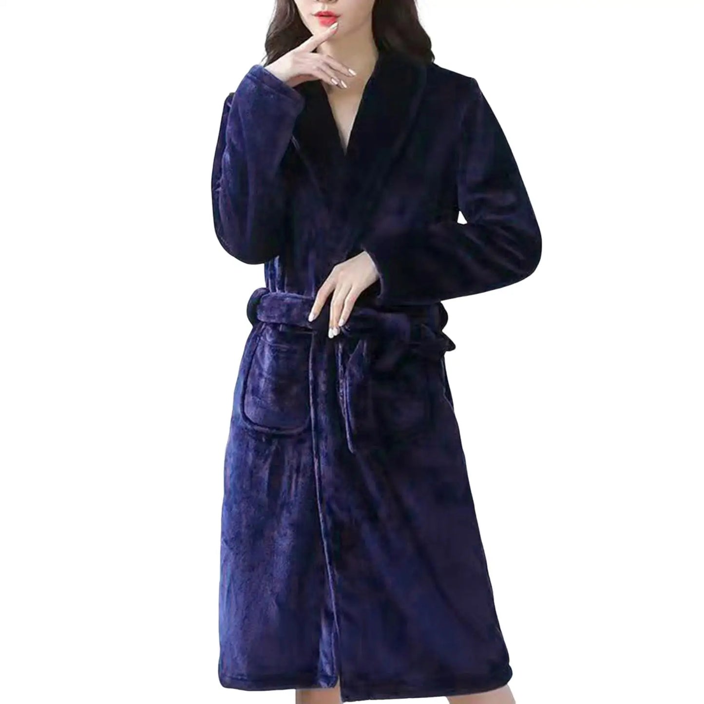Peignoir casual Flanelle Coton/Microfibre Femme