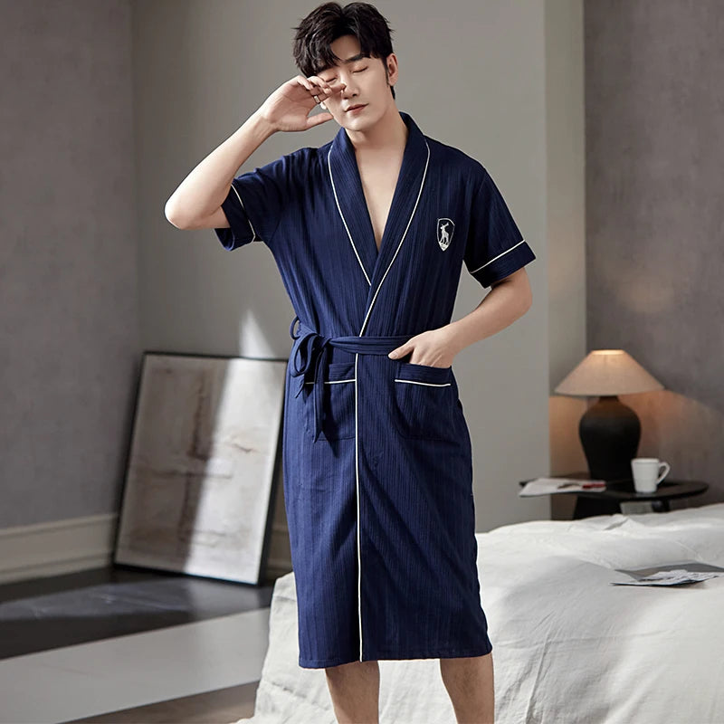 Peignoir coton/polyester Homme