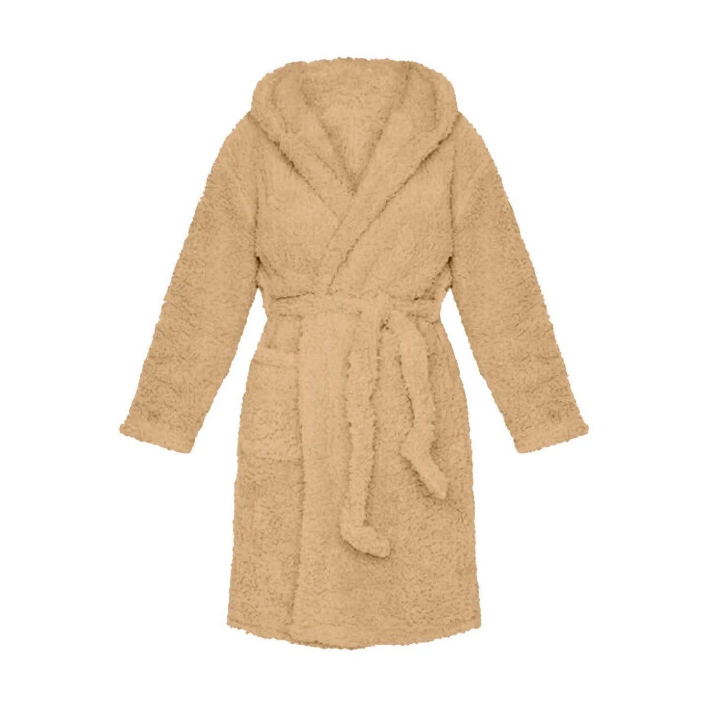 Peignoir de bain oreille femme coton/polyester