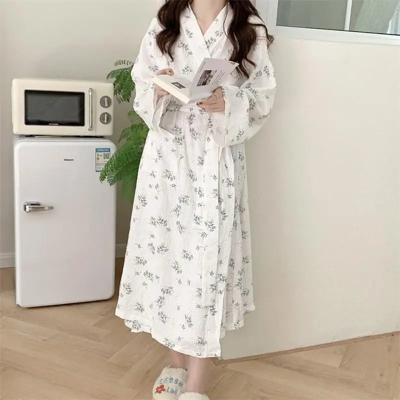 Peignoir printemps/automne Coton Femme
