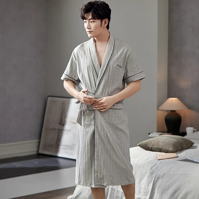 Peignoir coton/polyester Homme