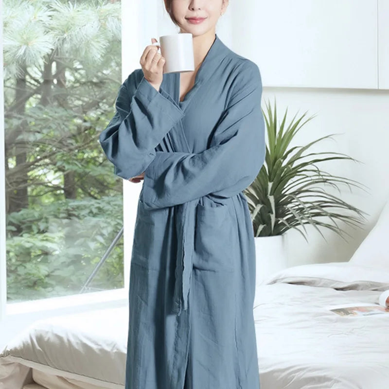 Peignoir de Bain 100% Coton Femme