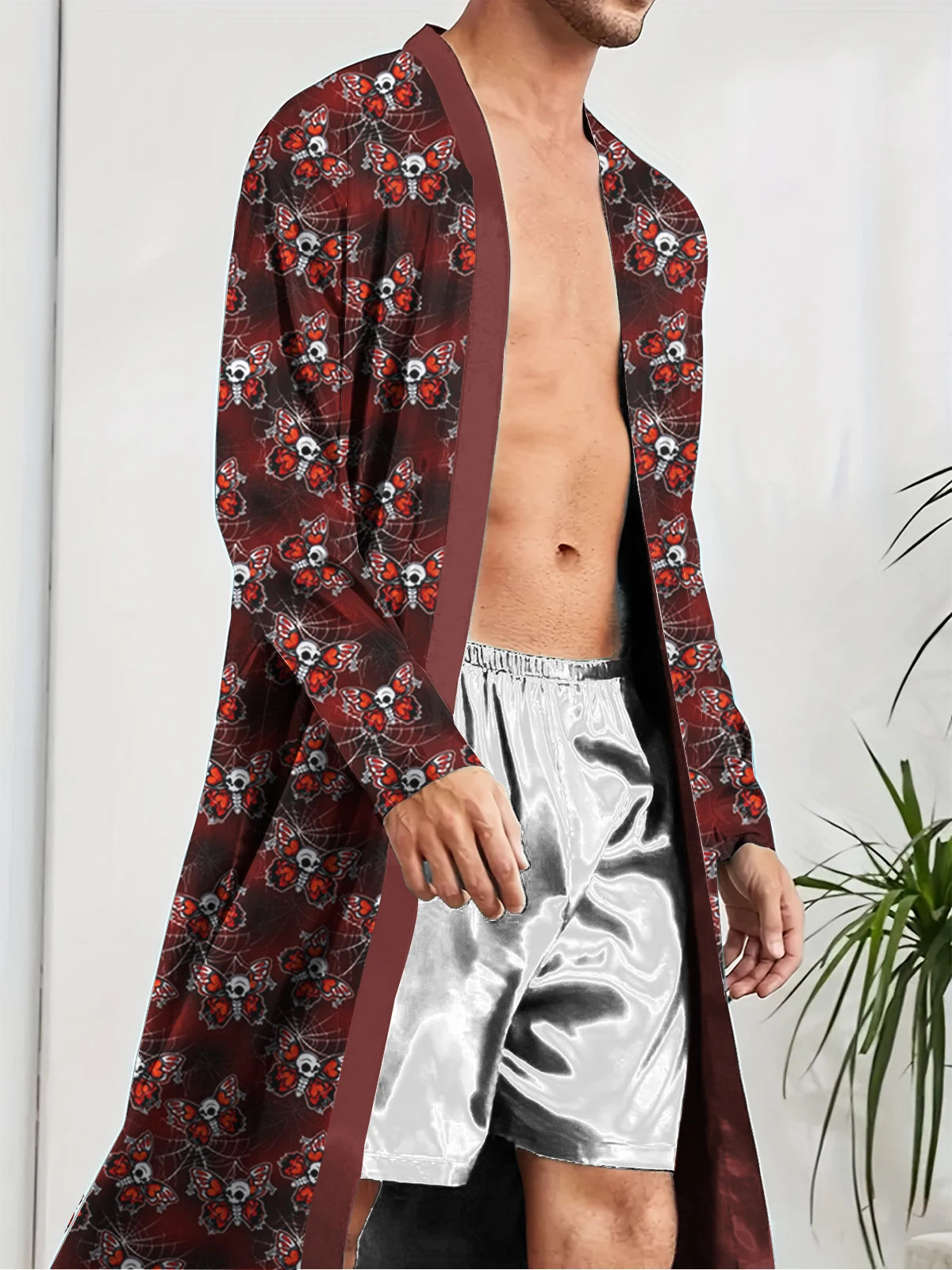 Peignoir imprimé araignée Polyester Homme
