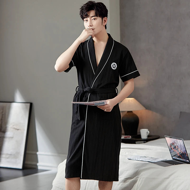 Peignoir coton/polyester Homme
