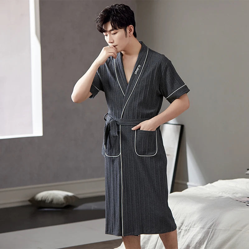 Peignoir coton/polyester Homme