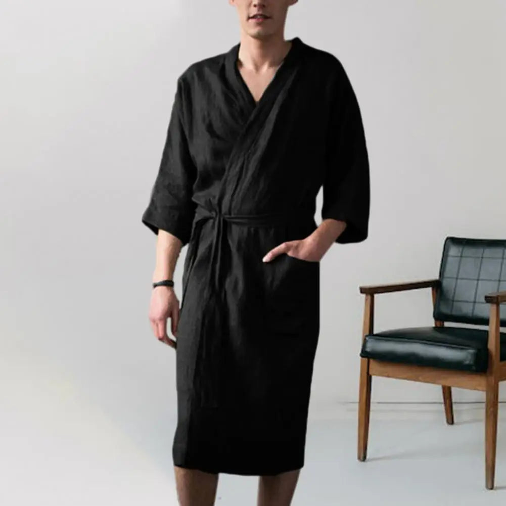 Peignoir Doux et Absorbant Polyester Homme