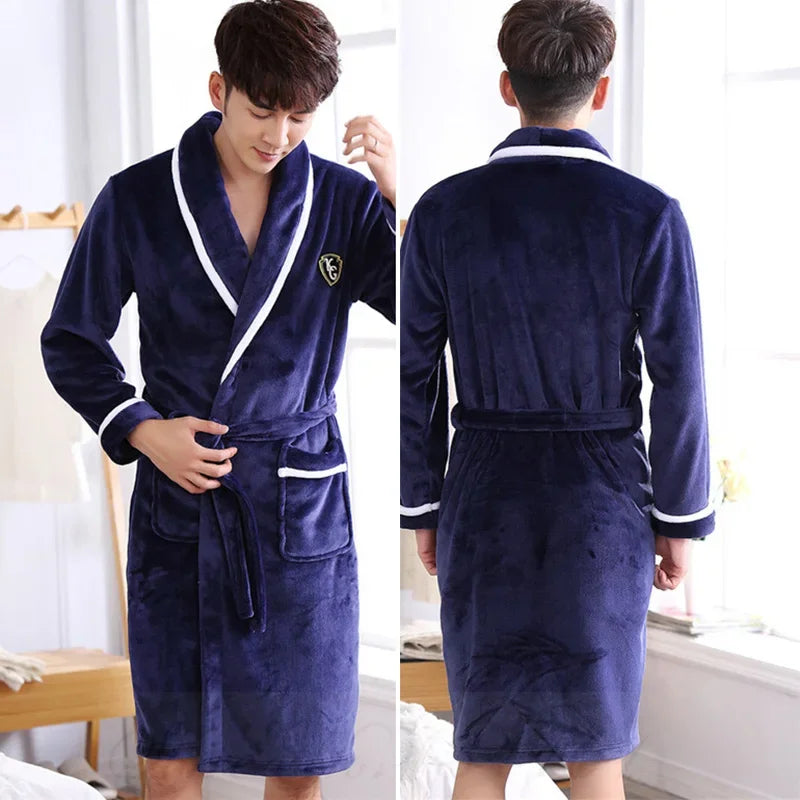 Peignoir chic flanelle Homme