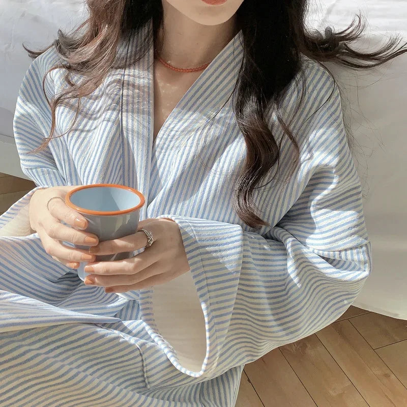 Peignoir Chaud Style Coréen Femme