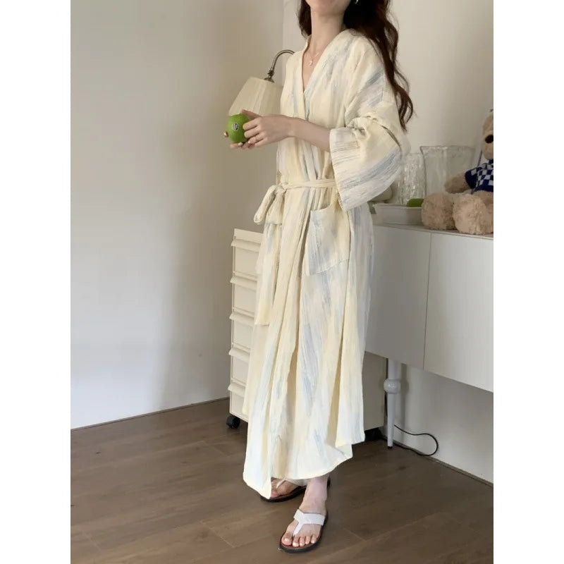 Peignoir printemps/automne Coton Femme