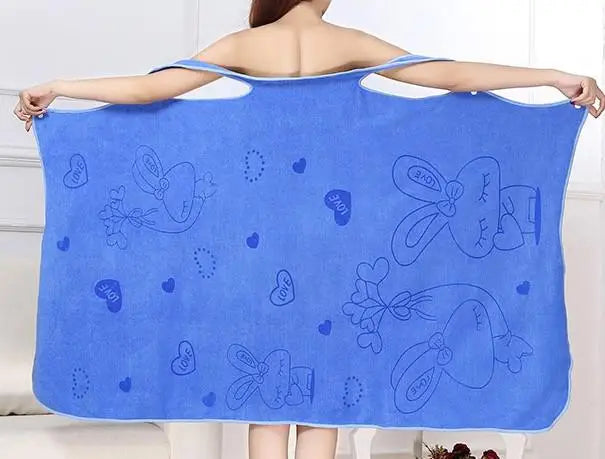 Serviette peignoir Microfibre rabbit Femme