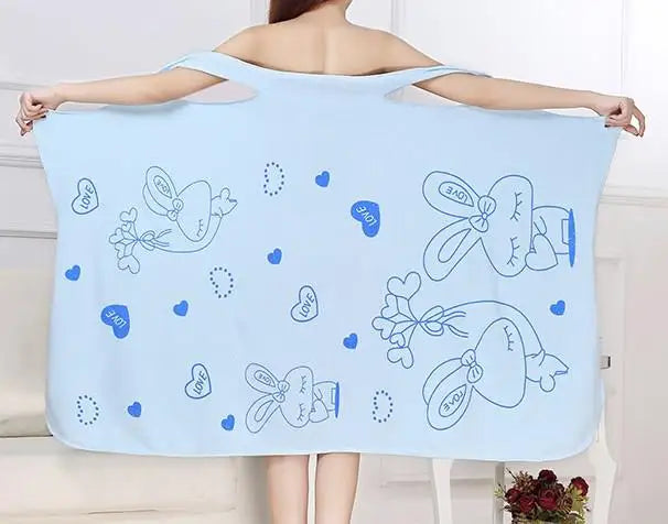 Serviette peignoir Microfibre rabbit Femme