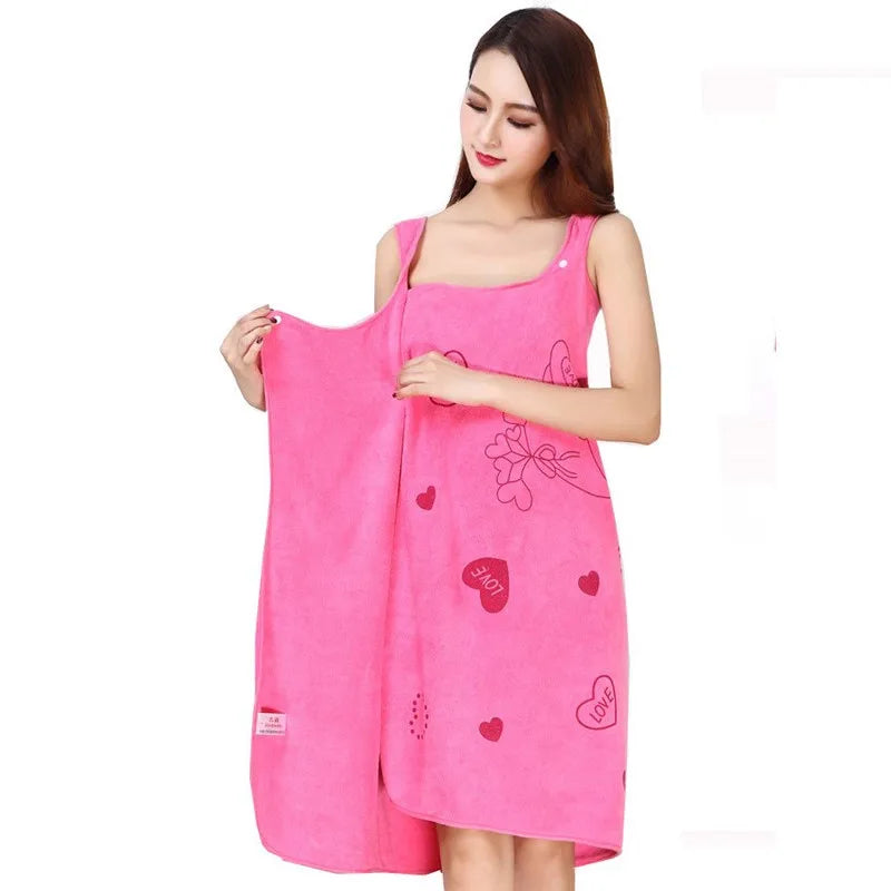 Serviette peignoir Microfibre rabbit Femme