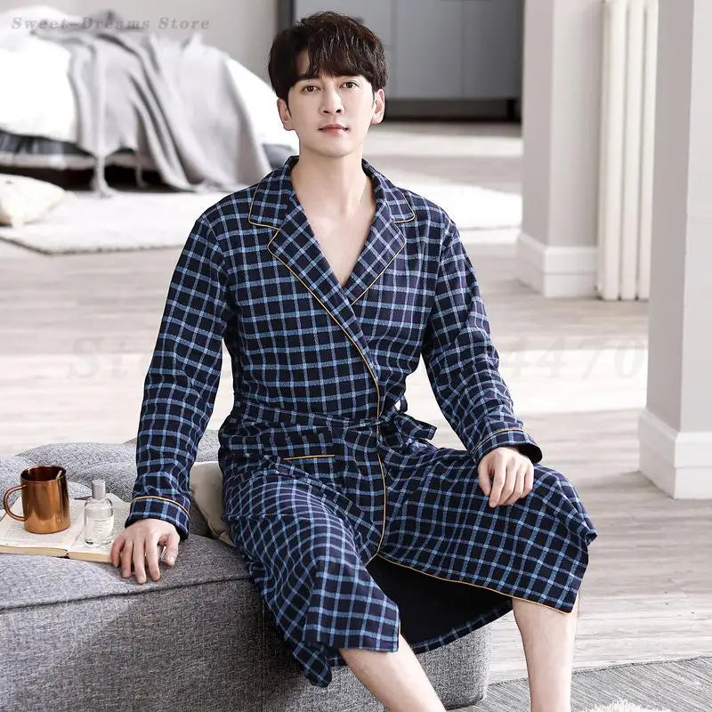 Peignoir Coton/Polyester Homme