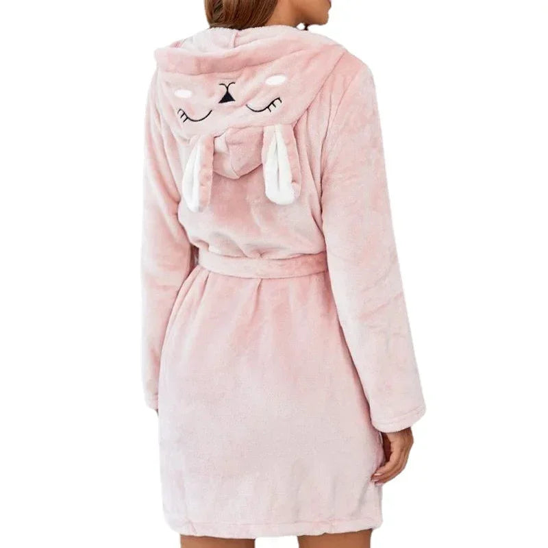 Peignoir Hiver Court Femme