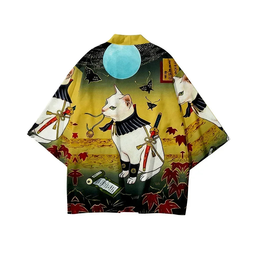 Veste Japonaise Design Tradition Polyester