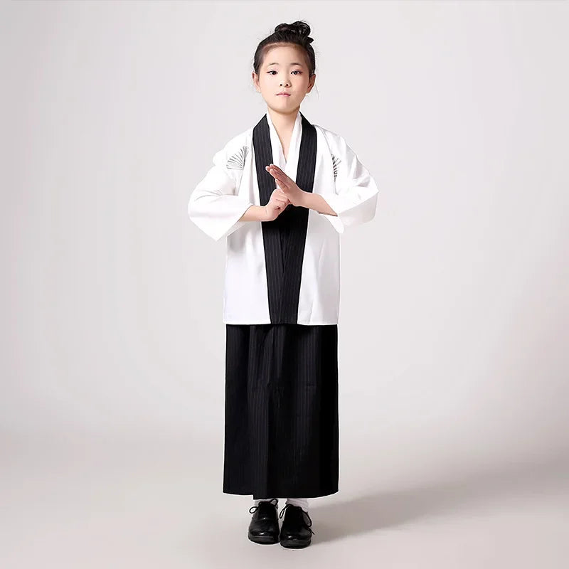 Kimono Japonais Satin Polyester petite Fille
