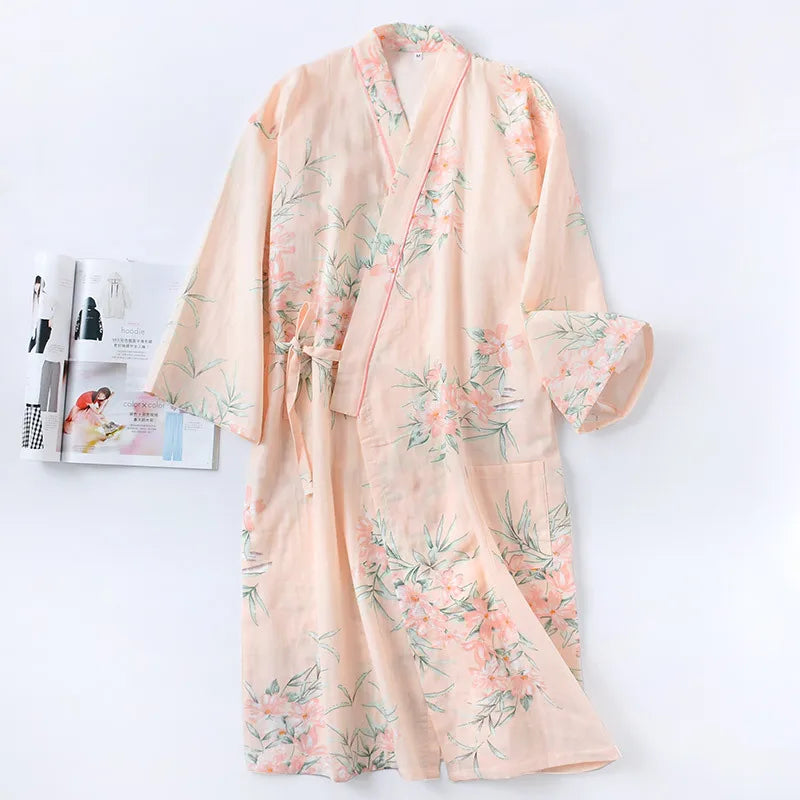 Yukata Japonais Coton Femme