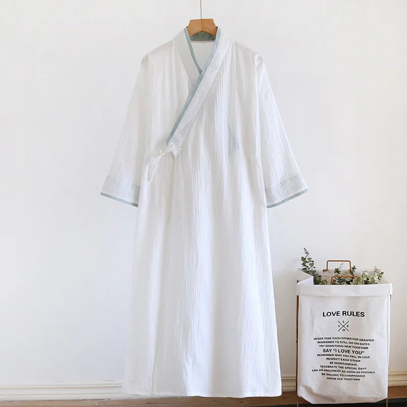 Yukata Japonais Coton Unisexe