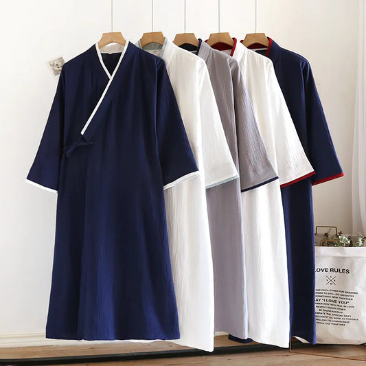 Yukata Japonais Coton Unisexe