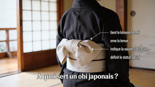 A quoi sert un Obi Japonais ?