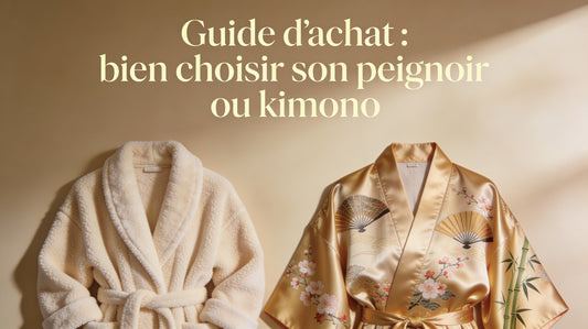 Choisir son Peignoir selon son utilité et ses envies