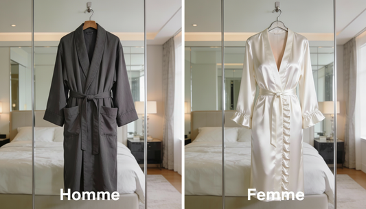 Peignoirs Homme ou Femme|Les différences