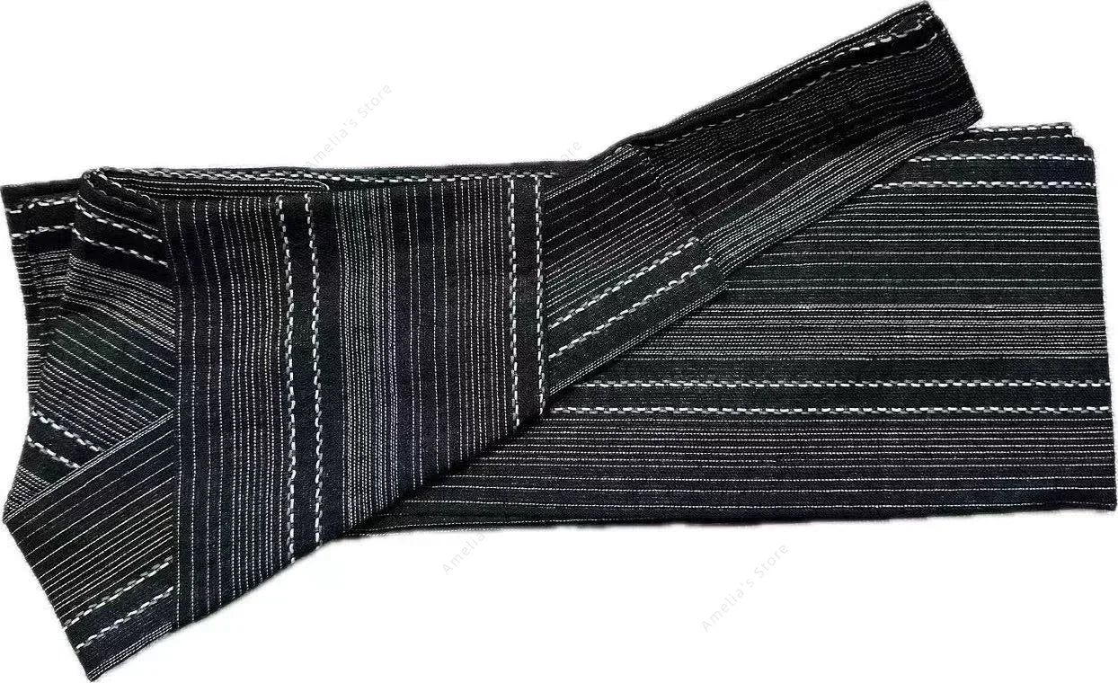 Ceinture/Obi Japonaise Rayé Coton/Polyester