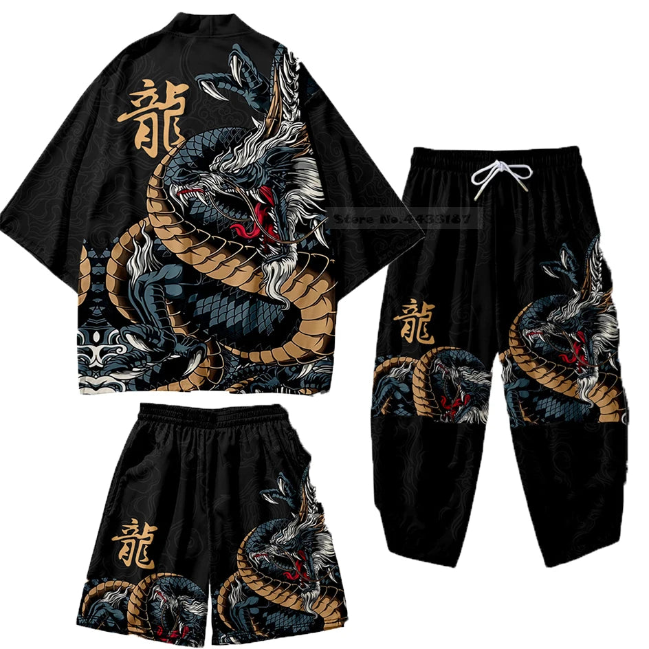 Ensemble Dragon Japonais petite et grande taille