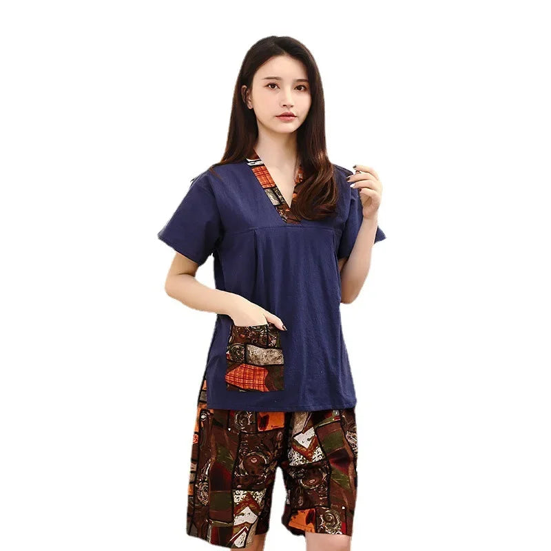 Ensemble sauna Coréen Coton Homme et Femme