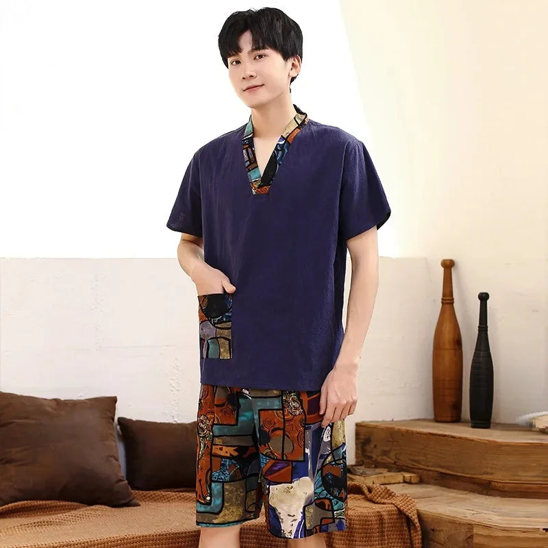 Ensemble sauna Coréen Coton Homme et Femme