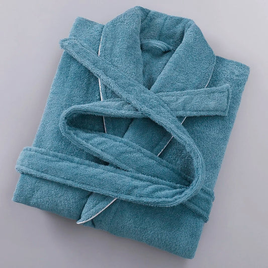 Peignoir de Bain Coton éponge/Polyester Homme et Femme