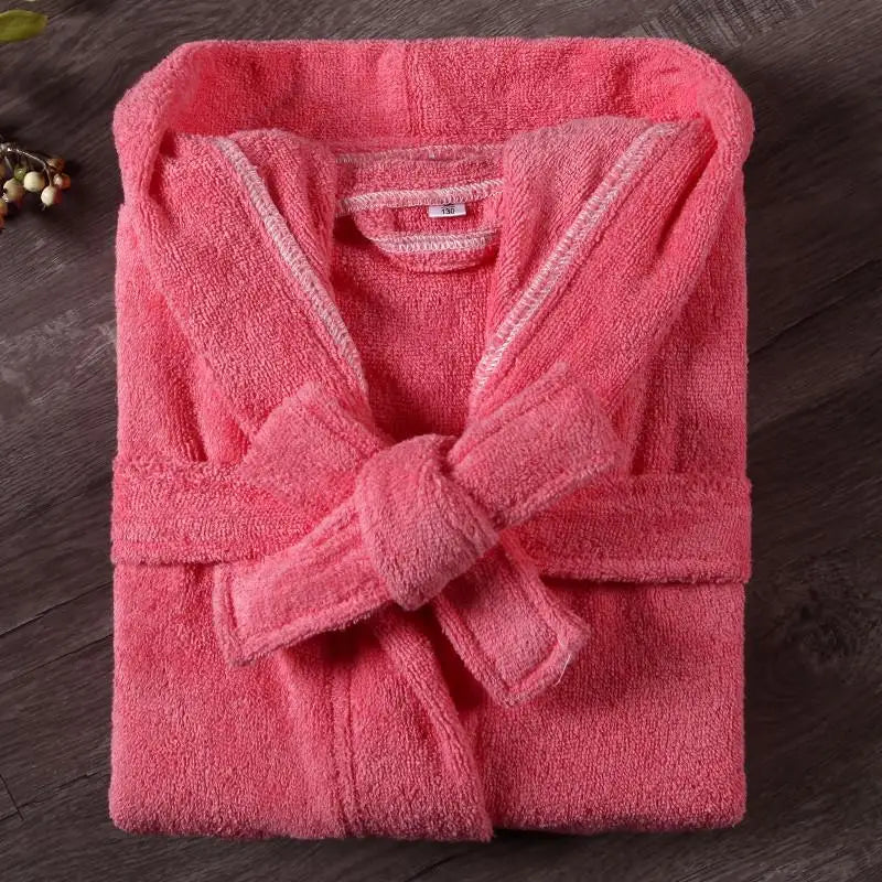 Peignoir de bain coton éponge pour enfants