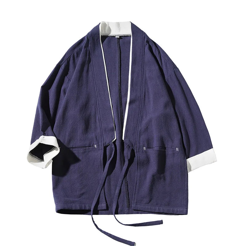 Haori Japonais Coton/Polyester