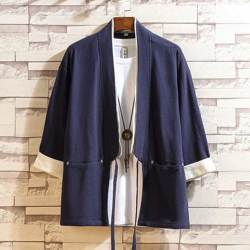 Haori Japonais Coton/Polyester