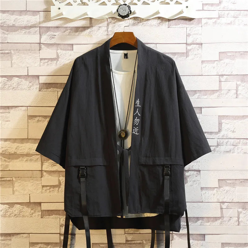 Haori Japonais Coton/Polyester