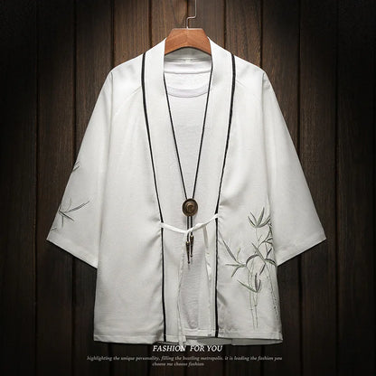 Haori Japonais Bambou