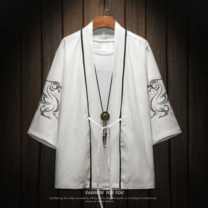 Haori Japonais Dragon Drakar