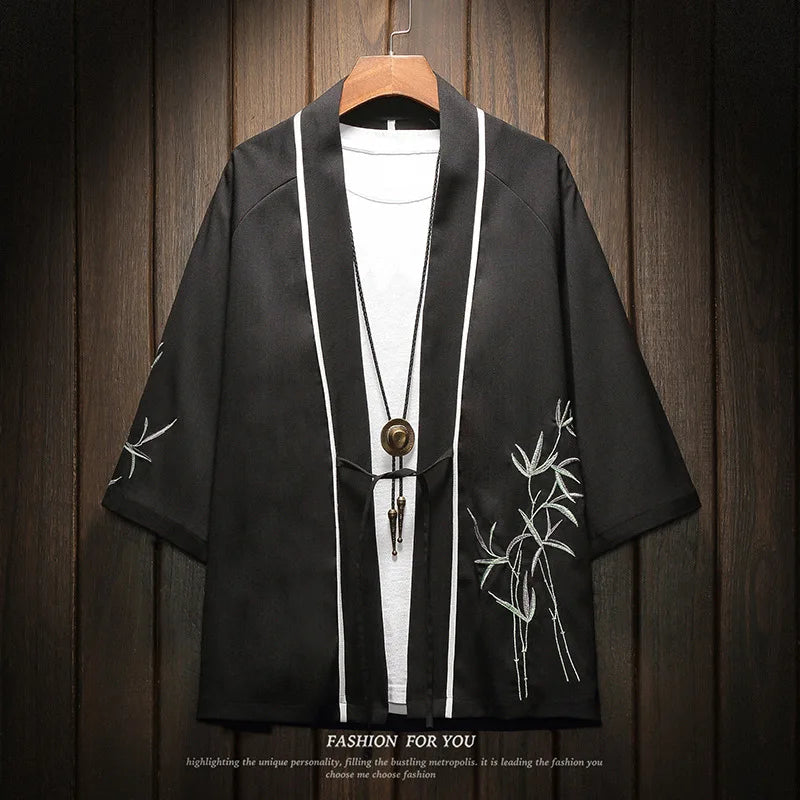 Haori Japonais Bambou