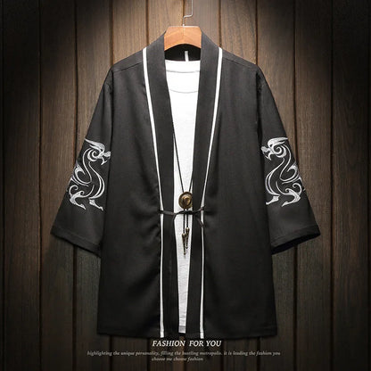 Haori Japonais Dragon Drakar