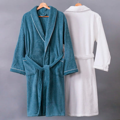 Peignoir de Bain Coton éponge/Polyester Homme et Femme
