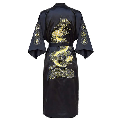 Kimono Dragon Polyester Homme