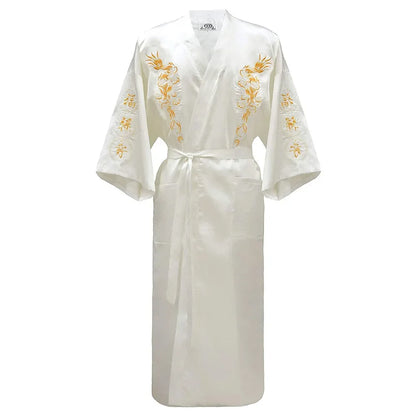 Kimono Dragon Polyester Homme