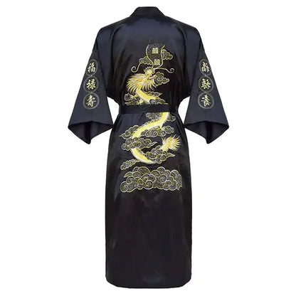Kimono Dragon Polyester Homme