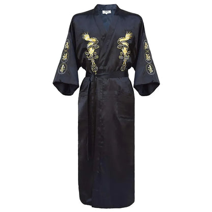 Kimono Dragon Polyester Homme