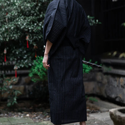 Kimono Traditionnel Japonais Coton/Polyester Homme
