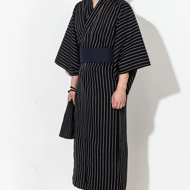 Kimono Traditionnel Japonais Coton/Polyester Homme