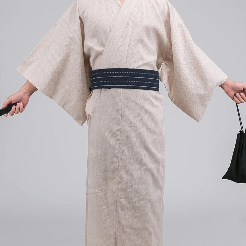 Kimono Traditionnel Japonais Coton/Polyester Homme